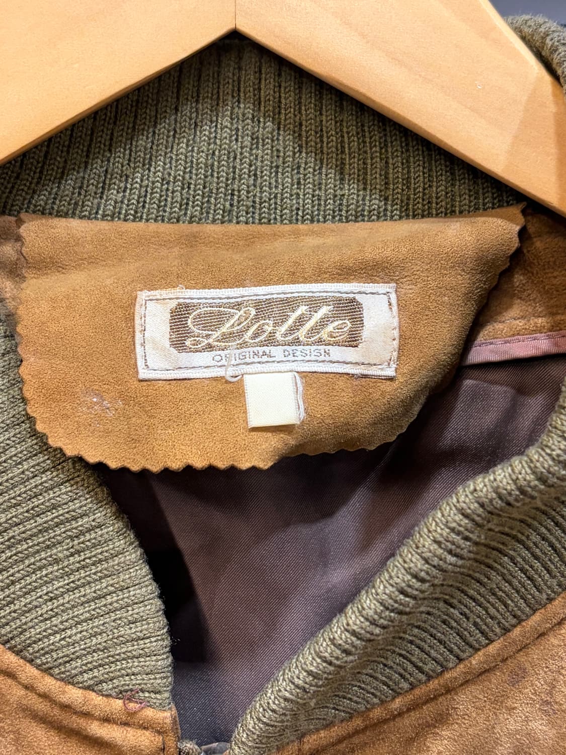 (L) 빈티지 산양가죽 점퍼 카멜 6.9 상품이미지3