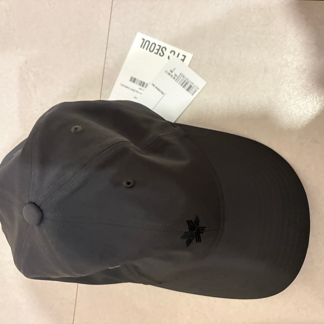 골드윈 Goldwin logo stretch cap charcoal 상품이미지2