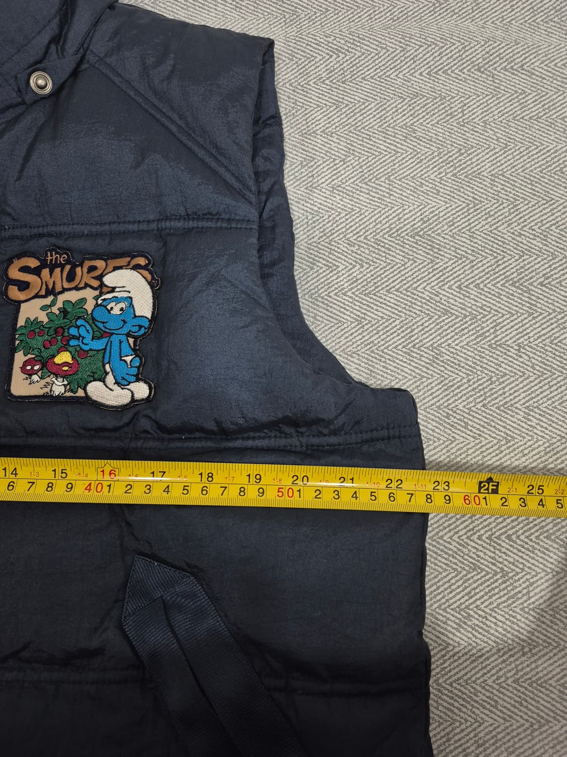 홀 하우스 더 스머프 덕다운 패딩 조끼 남성 105사이즈 상품이미지9