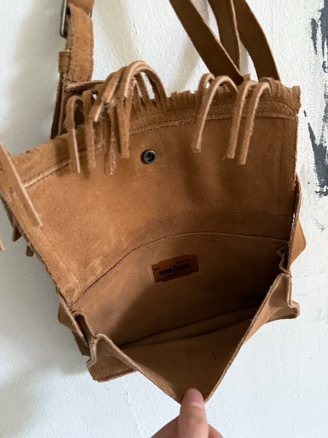 MINNETONKA fringe suede bag 상품이미지6