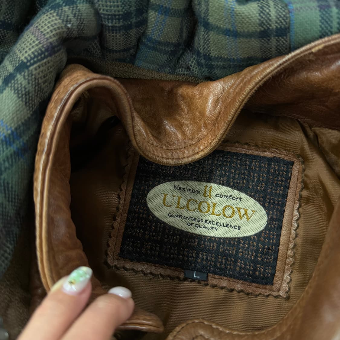 [ 정품/L ] ULCOLOW 빈티지 양가죽 더플 코트 상품이미지5