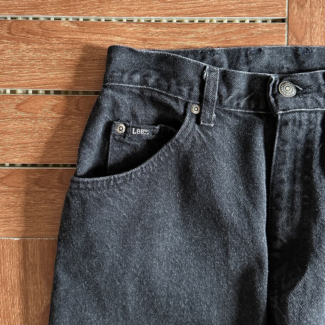 80‘s Lee usa made cotton denim pants 상품이미지3