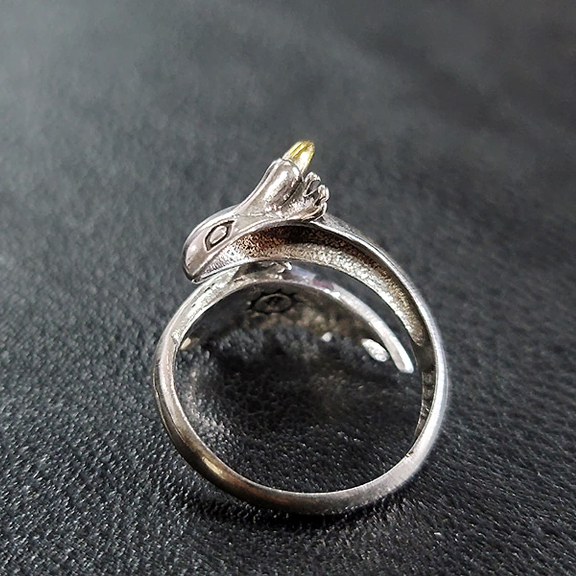 Dravorn 실버 남자 엔틱 빈티지 명품 용 드래곤 반지 상품이미지3