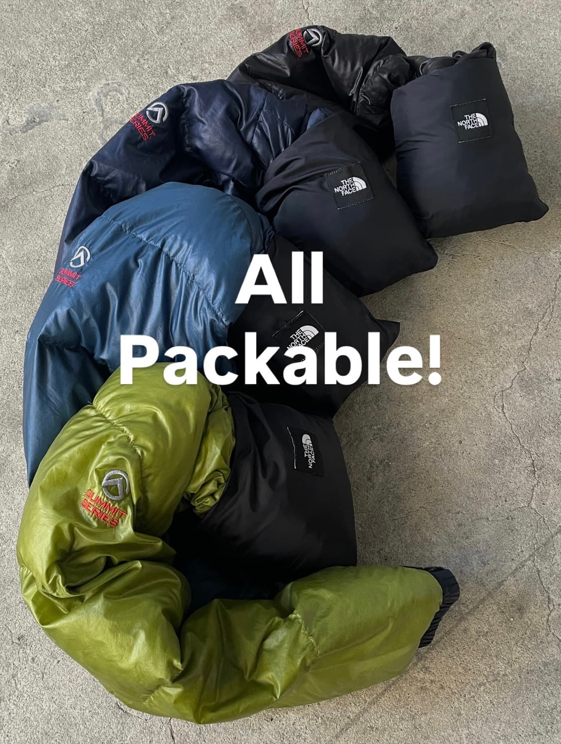 Old TNF Aconcagua Down Indigo 상품이미지4