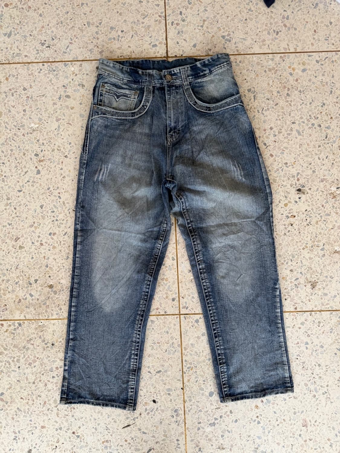 빈티지 자수 힙합팬츠 상품이미지5