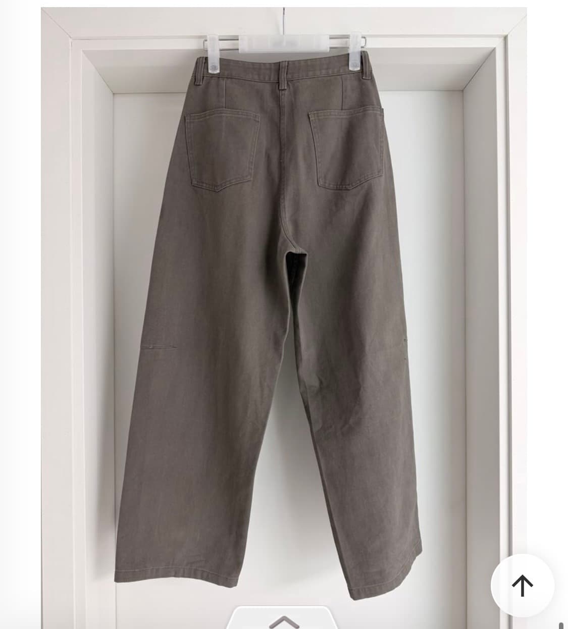 오비르 커브드 팬츠 카키M 새상품 상품이미지6