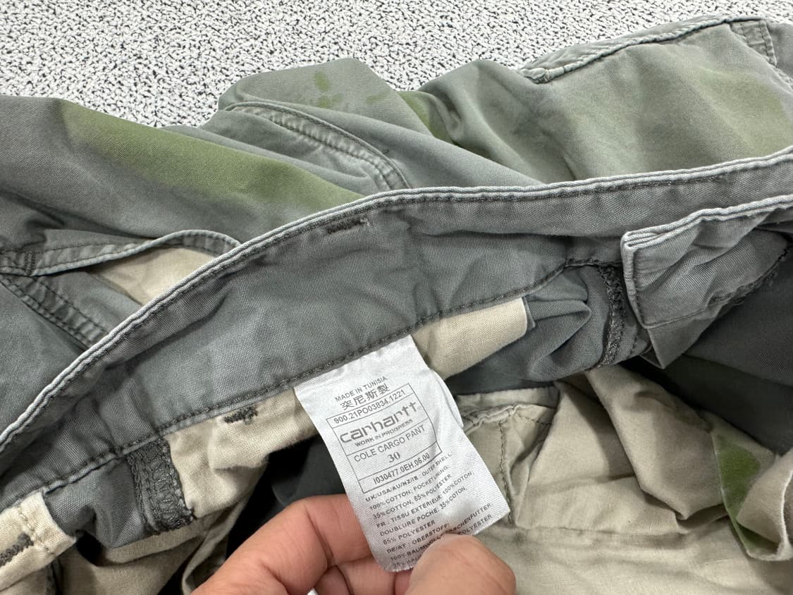 칼하트 페인팅 카고팬츠 상품이미지5