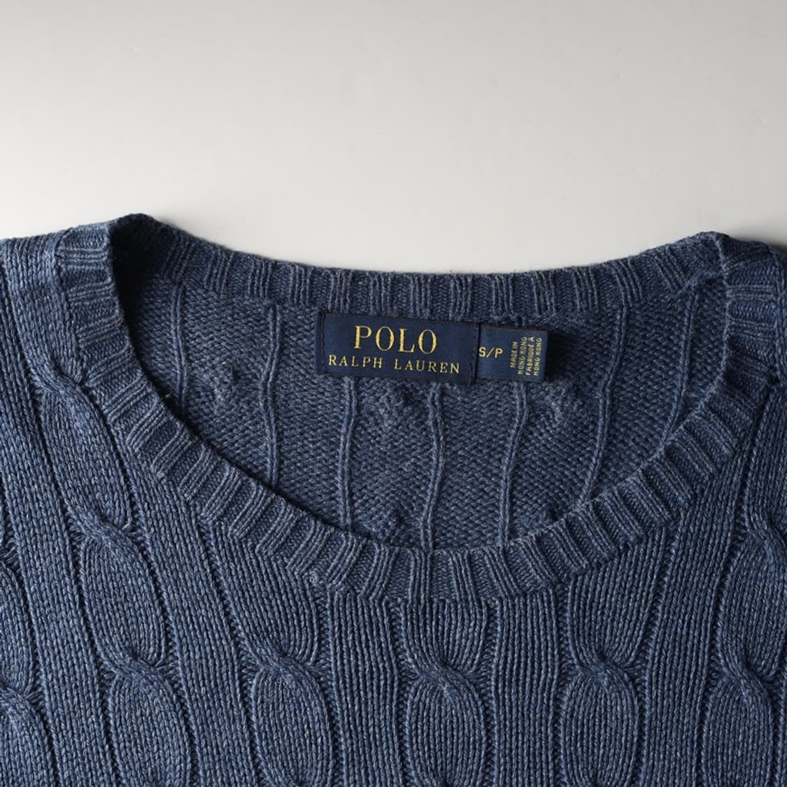 폴로 랄프로렌 실크 케이블 꽈배기 니트 S 상품이미지6