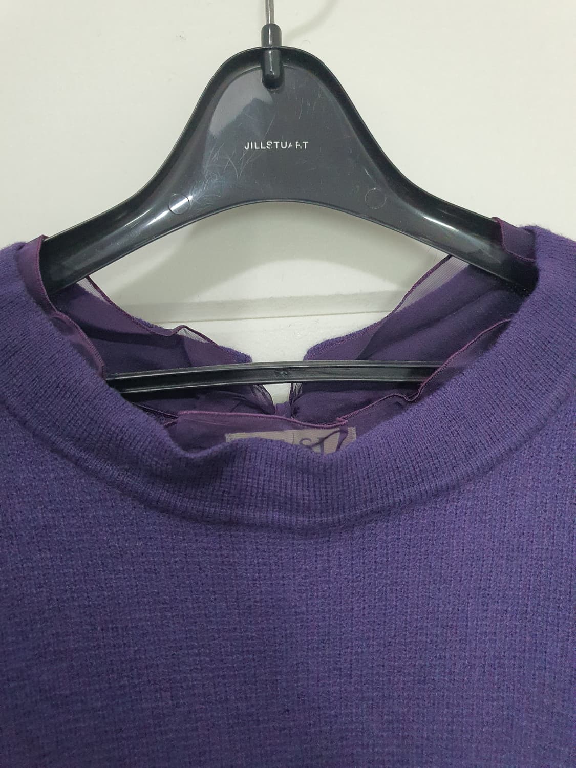 더한섬에스제이에스제이 SJ SJ 실크 러플 니트 사이즈 90F 상품이미지3