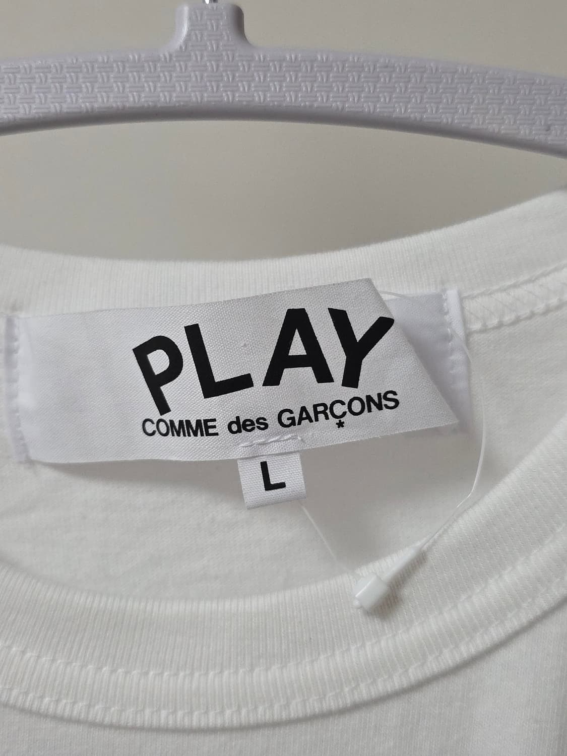 [새상품]꼼데가르송 더블하트 티셔츠 L 상품이미지3