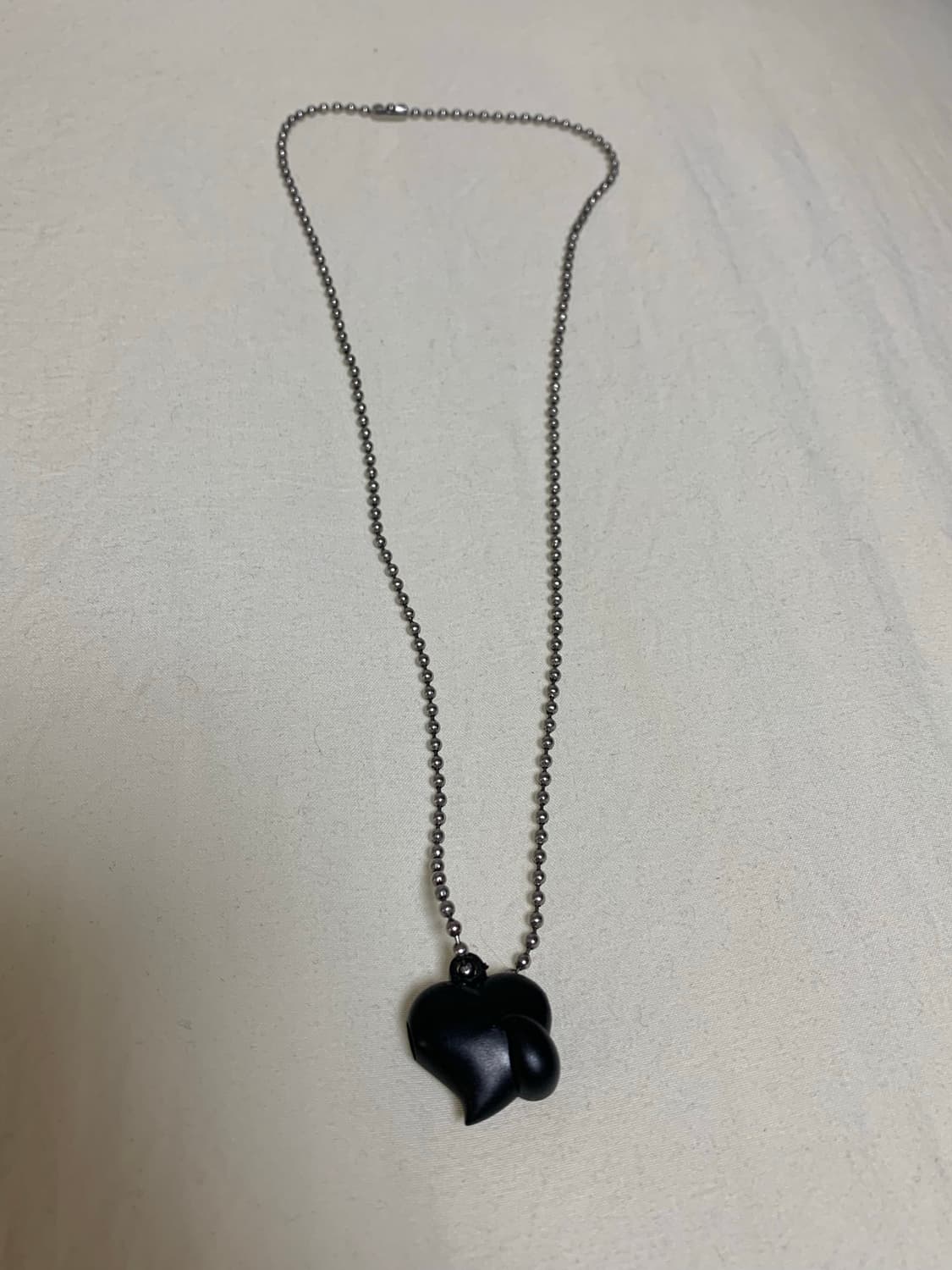 넘버나인 하트 티어스 하트눈물 목걸이 상품이미지1