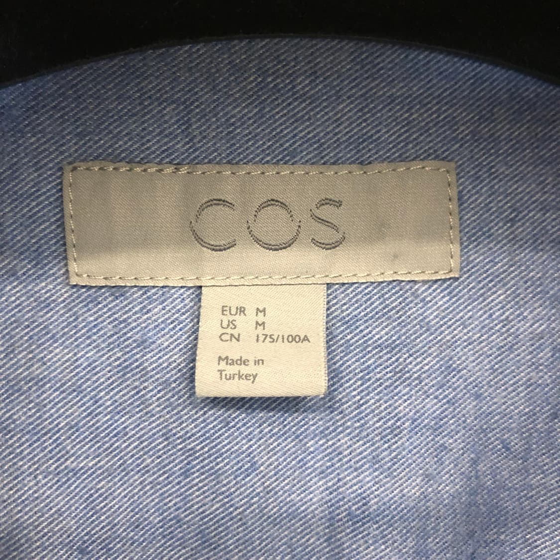 COS 코스 코듀로이카라 블루셔츠 M 상품이미지5