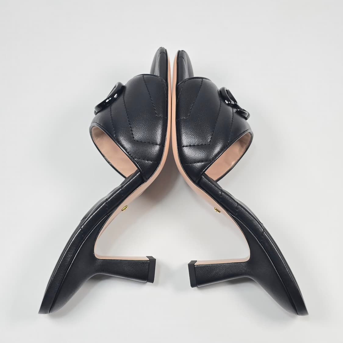 구찌 더블 G 미드힐 슬라이드 샌들 ( 235 ) 상품이미지4