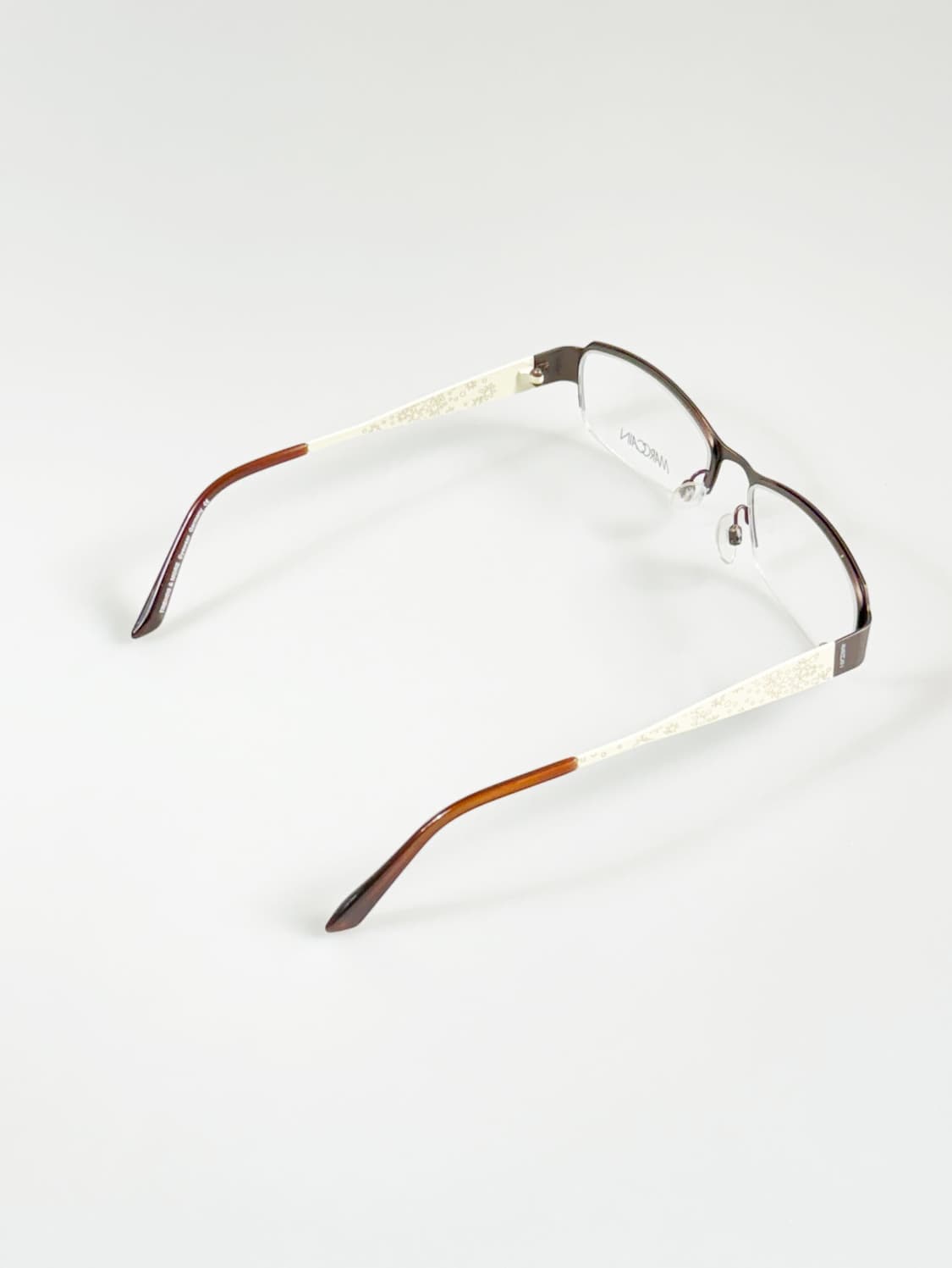 독일제 MARC CAIN 반무테 스퀘어 빈티지 안경 상품이미지4