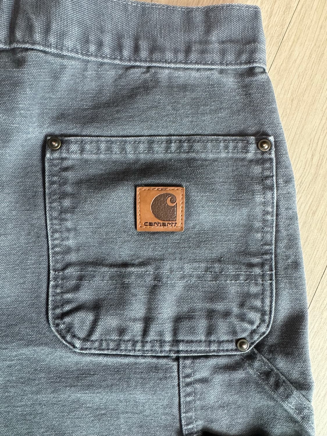 칼하트 더블니 b136 gvl 실측(허리39/기장107) 상품이미지5