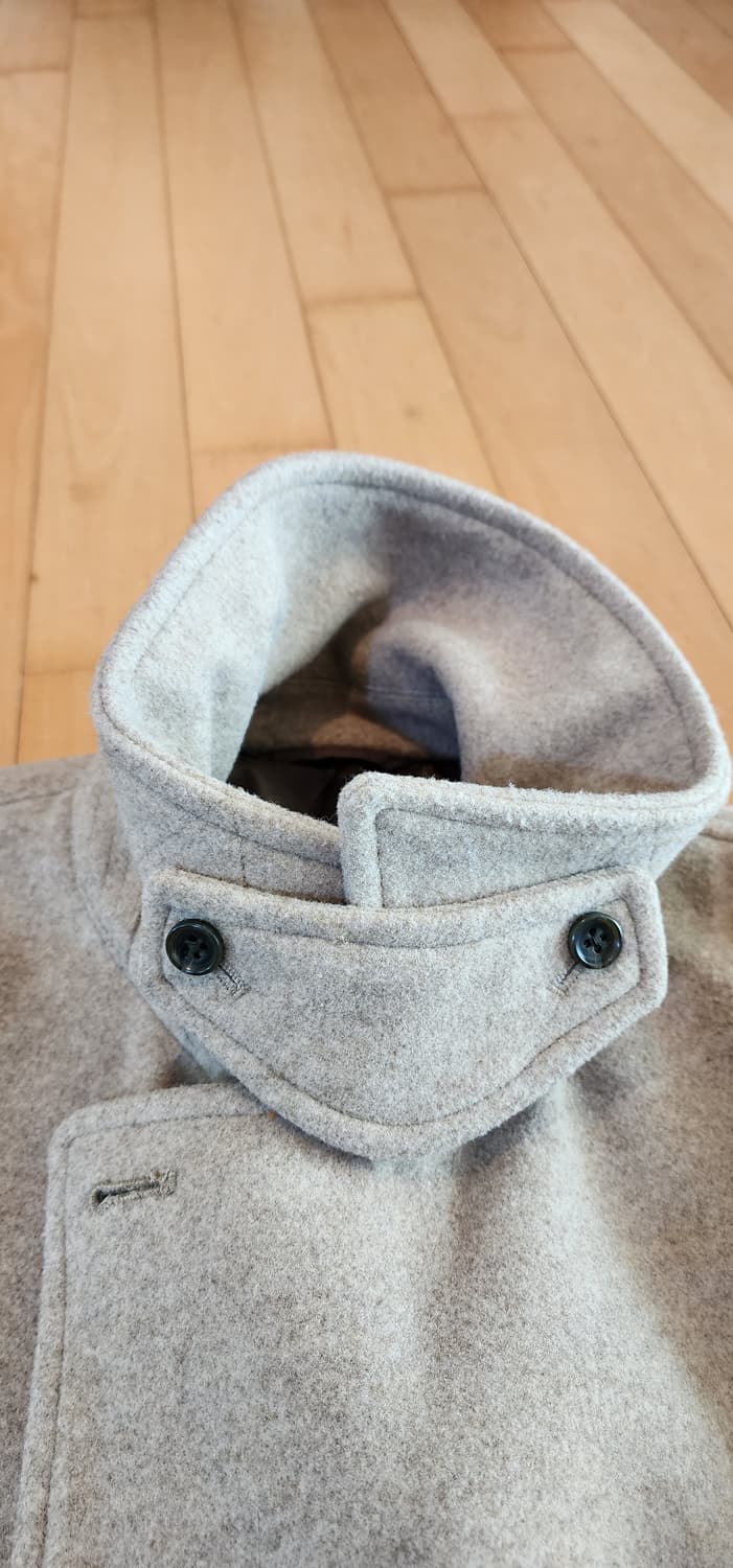 빔즈 베이지 더블 코트 오버핏 M~L 상품이미지9