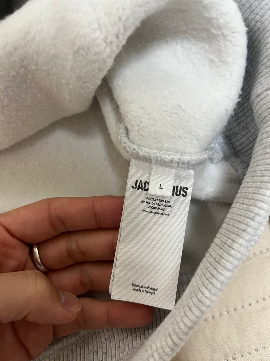 [L] 자크뮈스 베이스볼 후디 후드티 새상품 상품이미지6