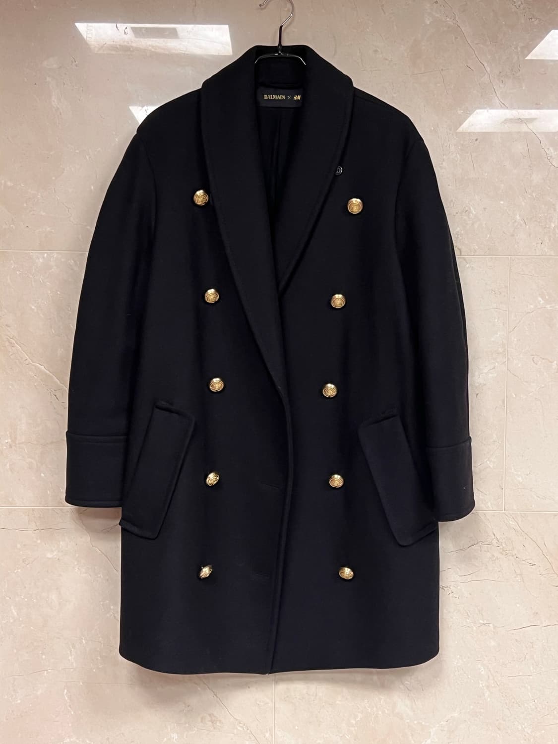 발망 x H&M 더블 코트 상품이미지1