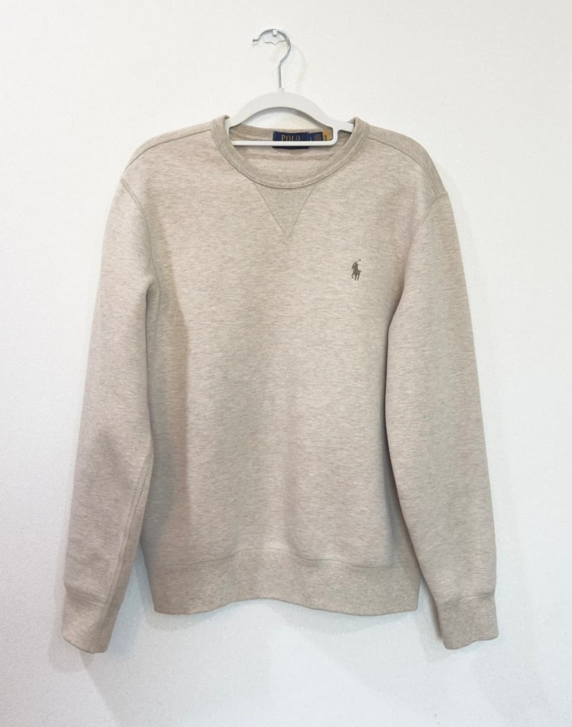 신형정품) 폴로 랄프로렌 오트밀 베이지 맨투맨 상품이미지1