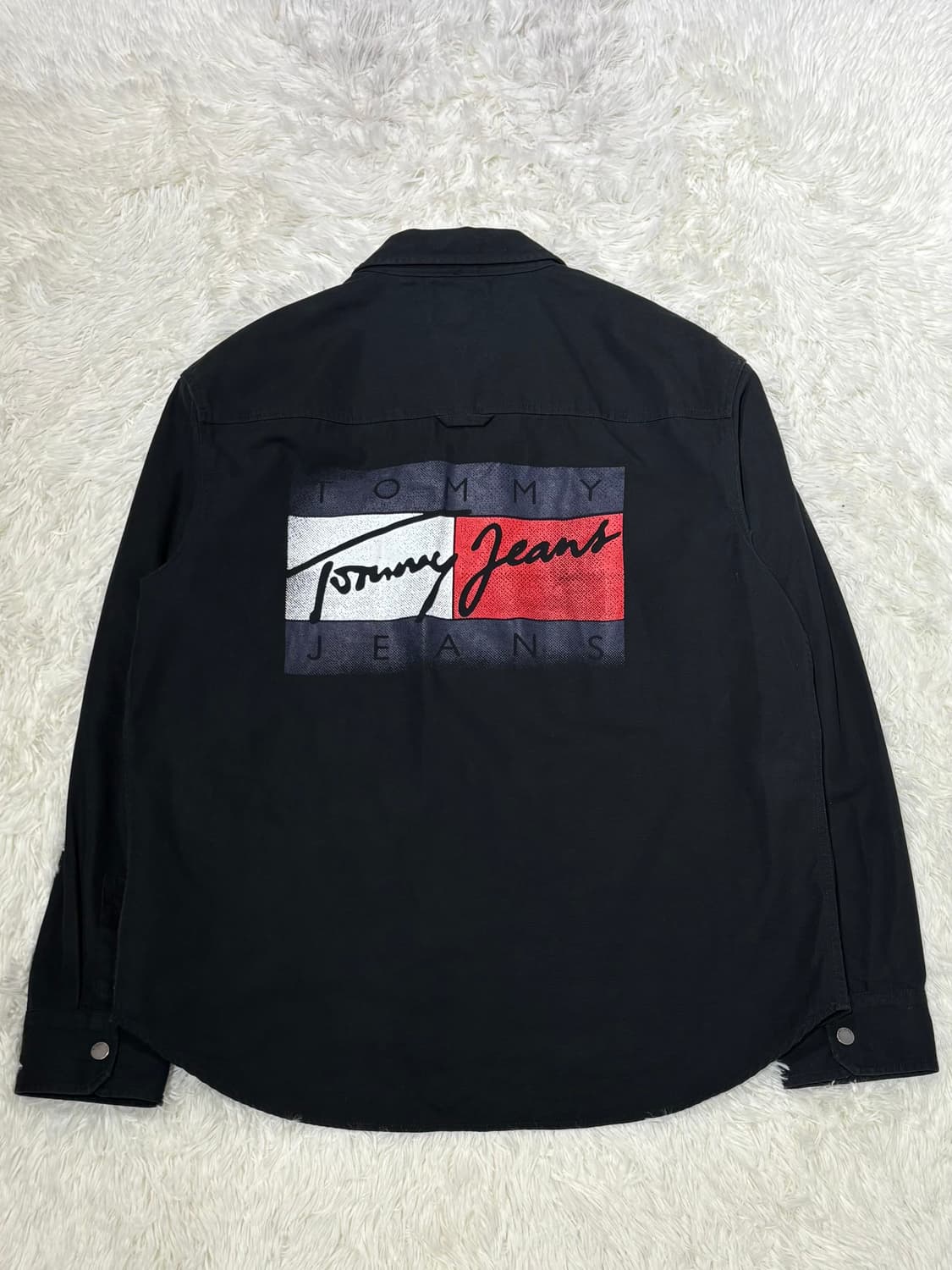 타미 진스 빅로고 블랙 셔츠 상품이미지6