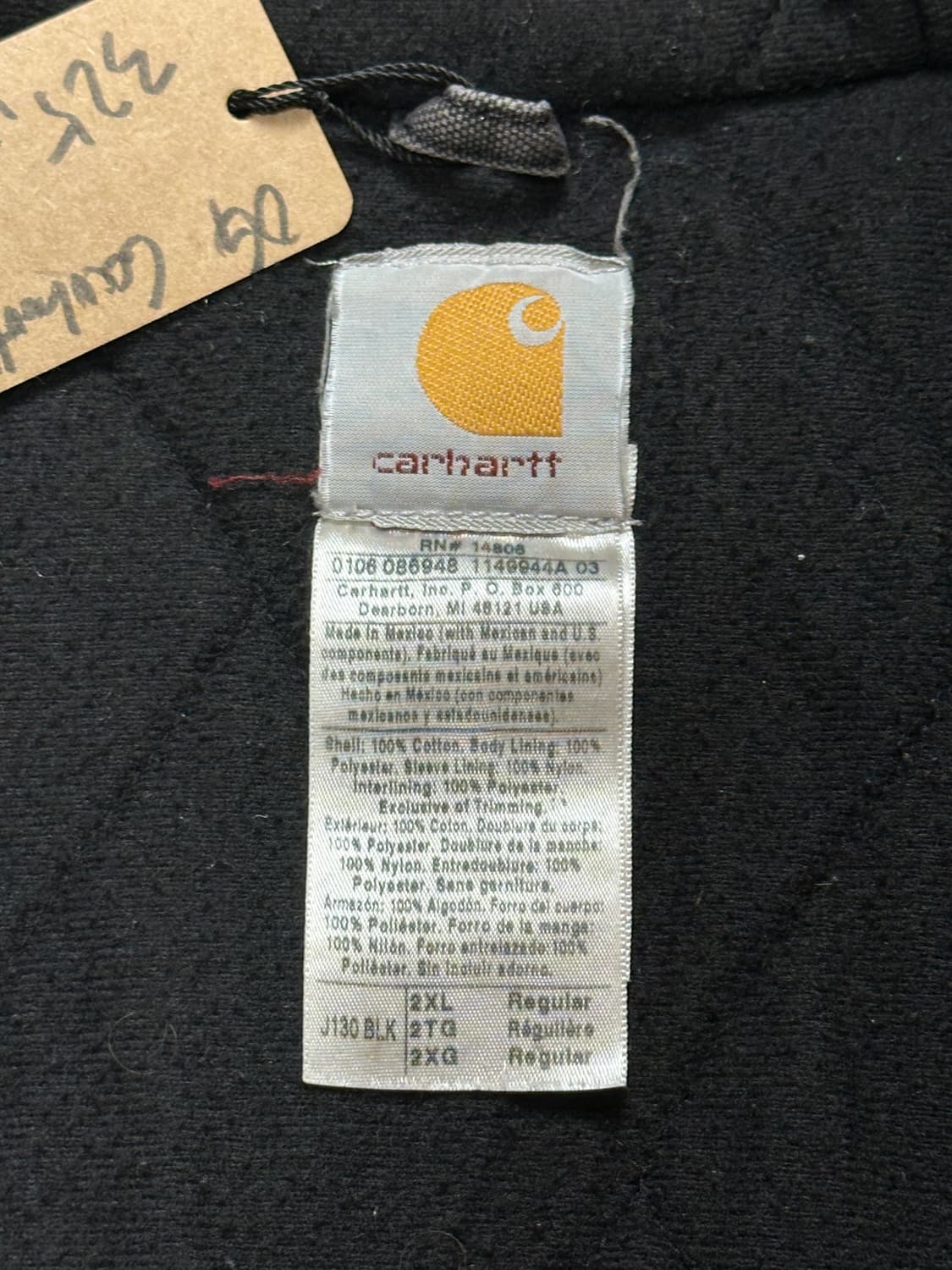OG 칼하트 J130 액티브 자켓 칼하트 BLK 아이유 상품이미지9