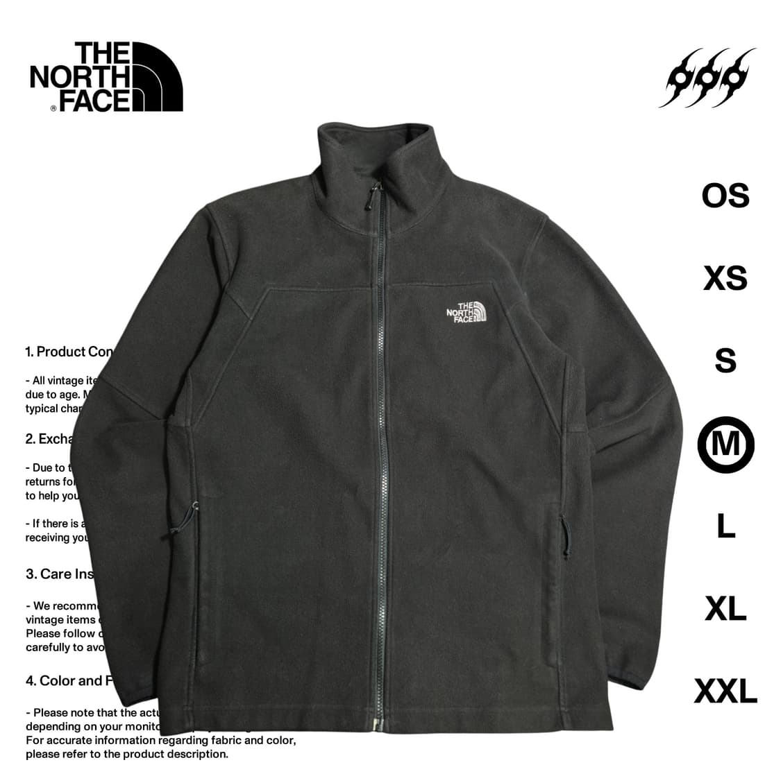 노스페이스 1.5L 플리스 M사이즈 집업자켓 상품이미지1