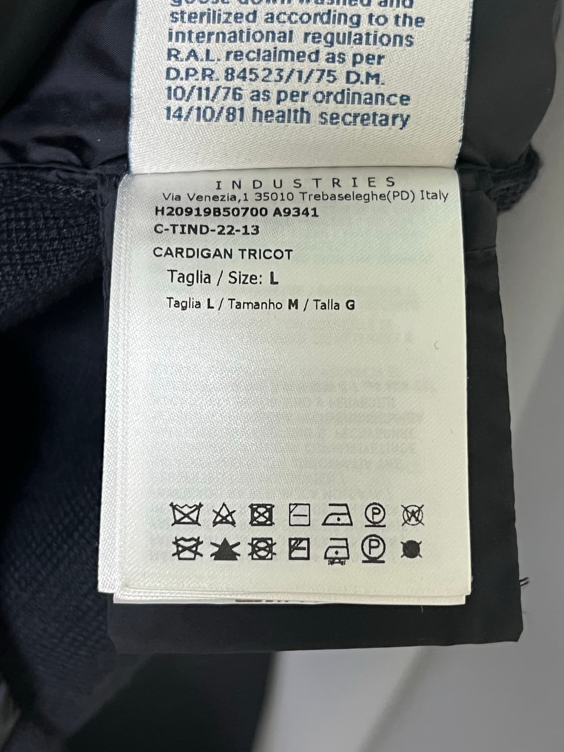 [정품] 22FW / L 몽클레어 니트패딩 블랙 상품이미지3