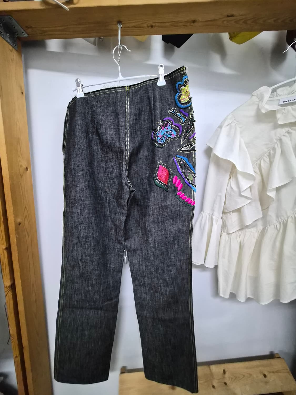 이태리제조정품 리미티드아이스버그 자수데님 상품이미지4