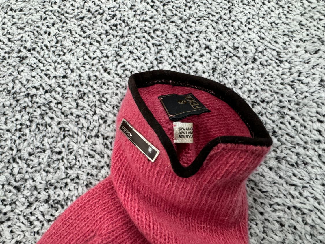 [새상품] 펜디 앙고라 울혼방 장갑 상품이미지4