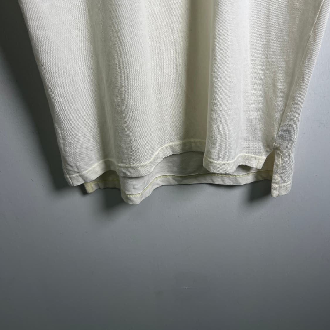 Dior 크리스찬 디올 무슈 빈티지 아이보리 반팔 폴로 셔츠 L 상품이미지5