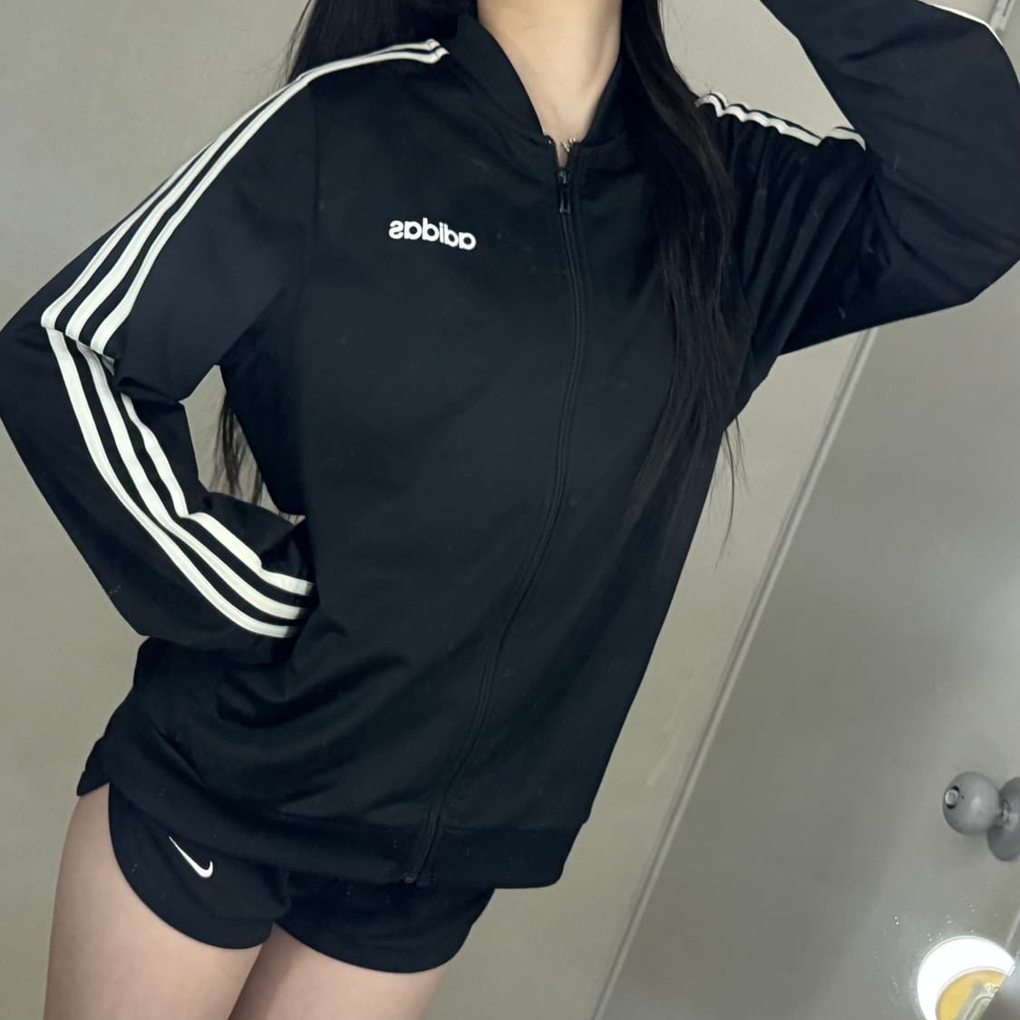 아디다스 영어로고 삼선 트랙탑 져지 상품이미지1