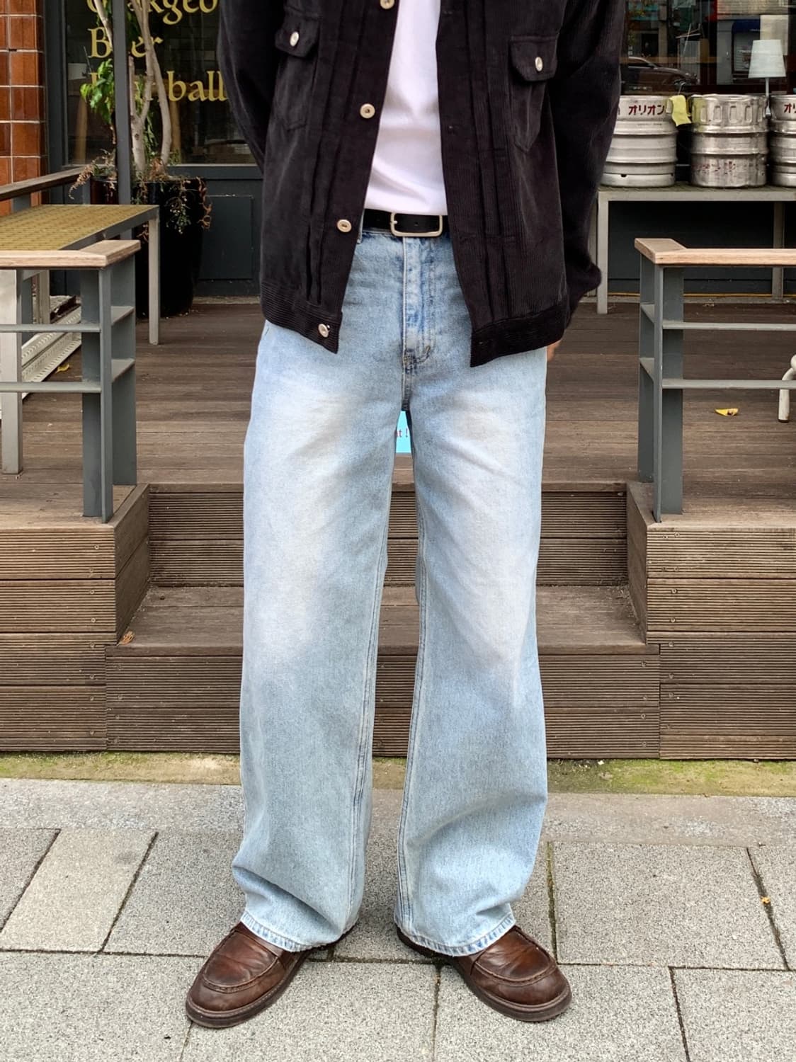 휴즈네스트 스트레이트 데님팬츠s 상품이미지9