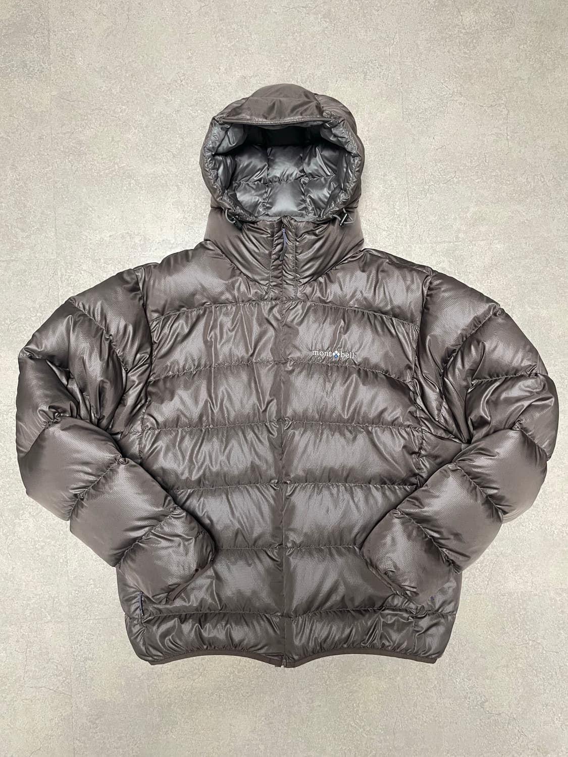 빈티지 몽벨 라이트 알파인 구스 다운 패딩 자켓 초코 브라운 모카 무스 상품이미지1