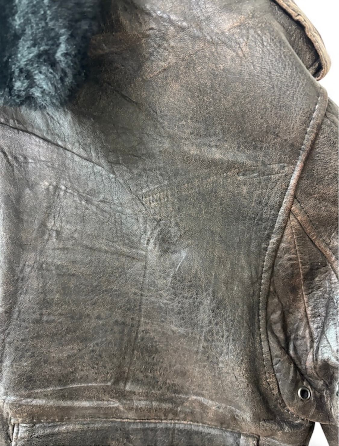 SUB URBAN 재퍄니즈 G-1  양가죽 봄버 자켓 M 상품이미지4