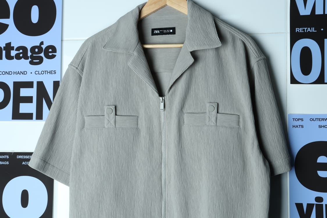 (XL-3XL) 자라 집업 바람막이 점퍼자켓 반팔 시원-7B18 상품이미지3