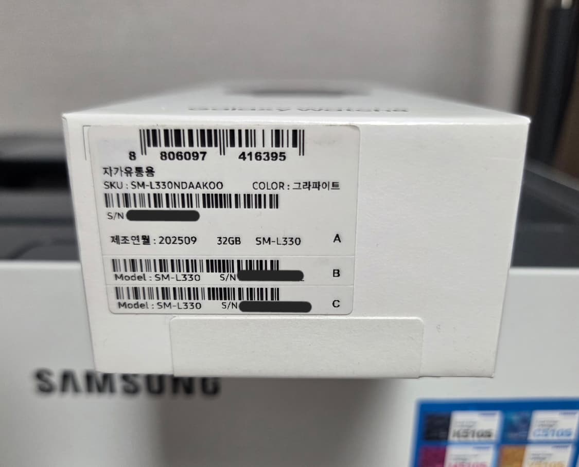 갤럭시 워치8 44mm 블루투스 그라파이트 [미개봉,새상품] 상품이미지3