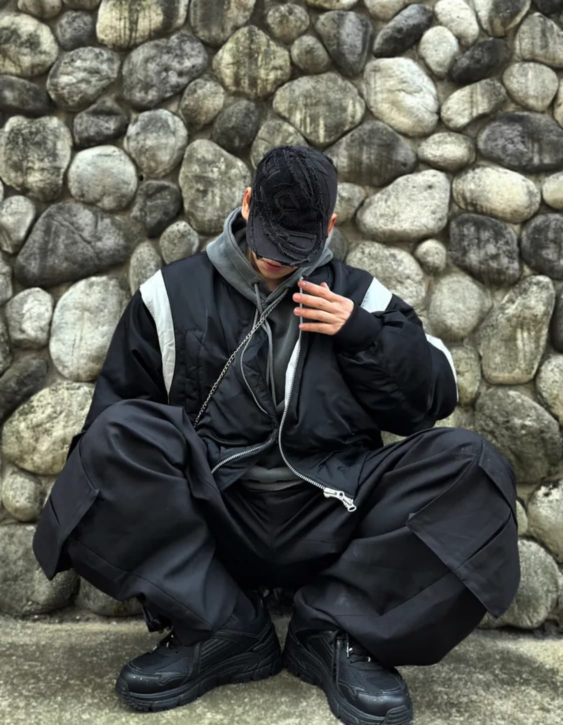 디젤 C 오비 볼캡 - 블랙 상품이미지3