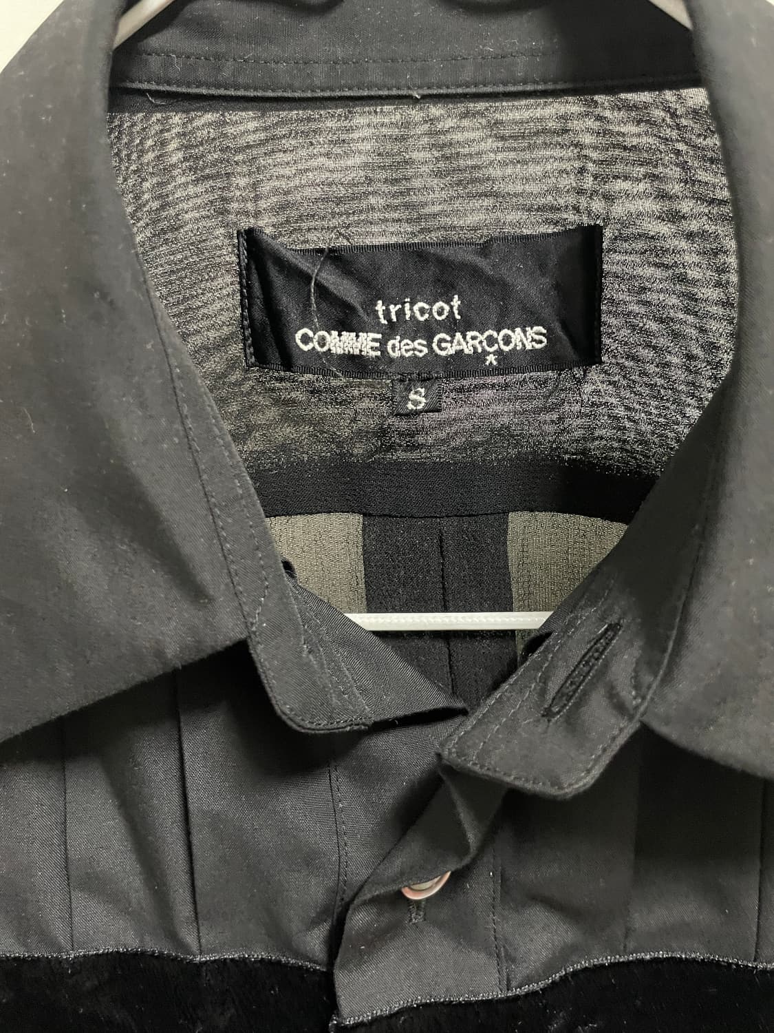 트리콧 꼼데가르송 플리츠 셔츠 상품이미지6