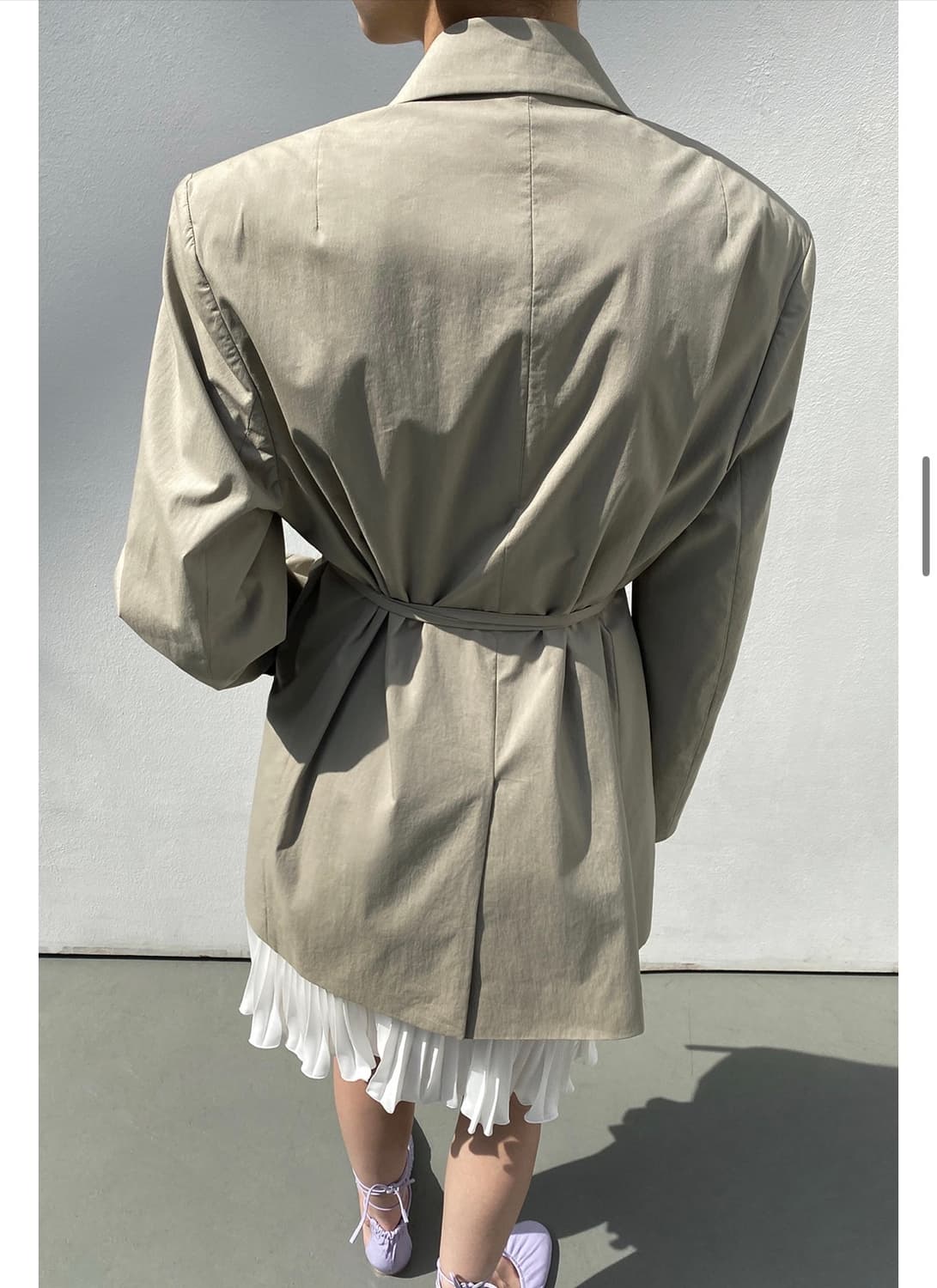 새상품) 드래곤블루스 드라이 터치 박시 싱글 스트랩 자켓 M 상품이미지7