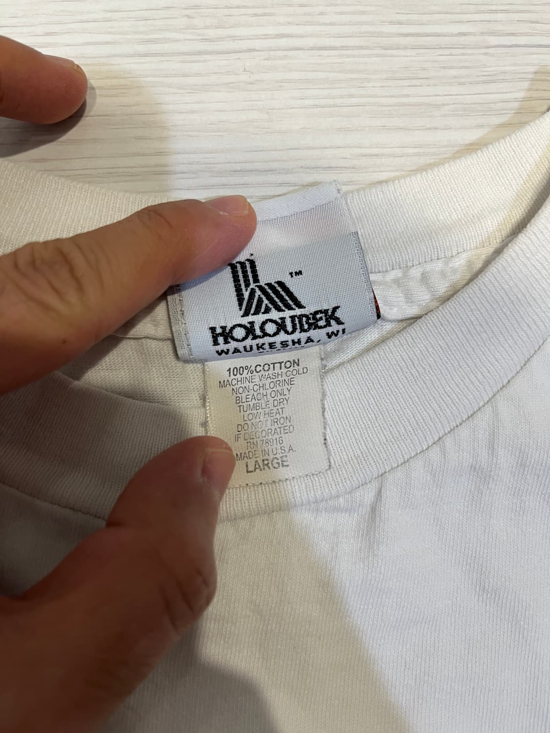 할리데이비슨 빈티지 롱슬리브 L made in USA 상품이미지3