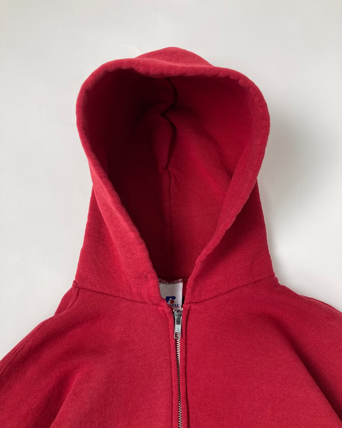 90s Russell Zip Up Hoodie (red) 상품이미지6