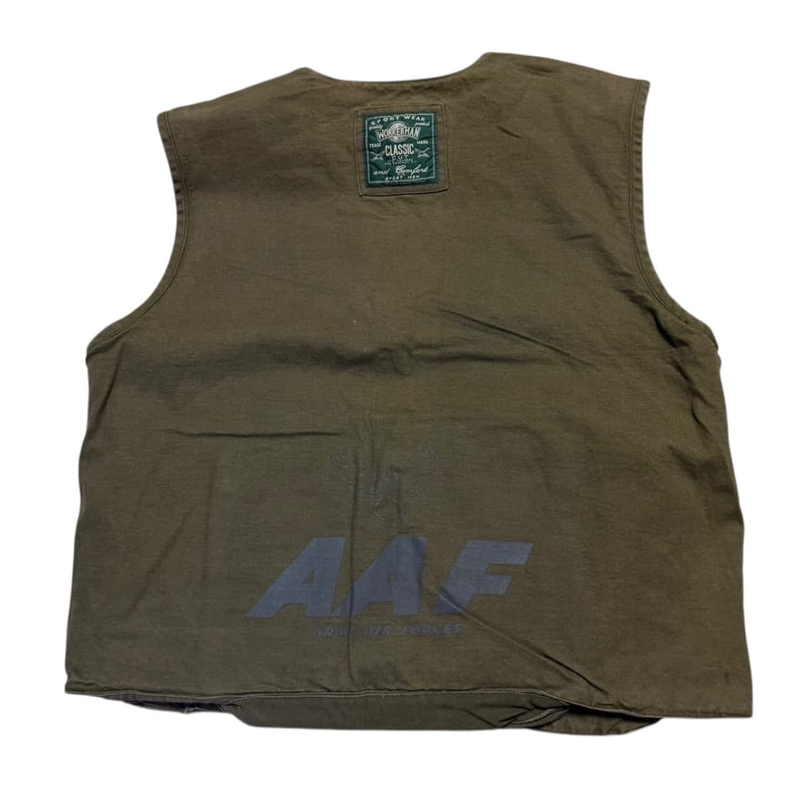 USA 워크맨 클래식 리버시블 카키색 포켓 조끼 상품이미지4