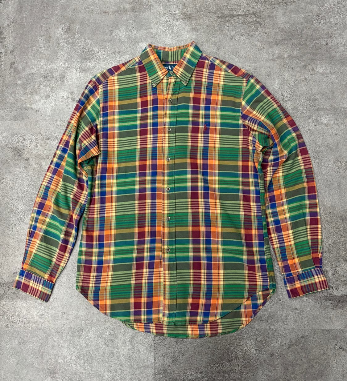 폴로 랄프로렌 헤비코튼 체크셔츠 상품이미지1