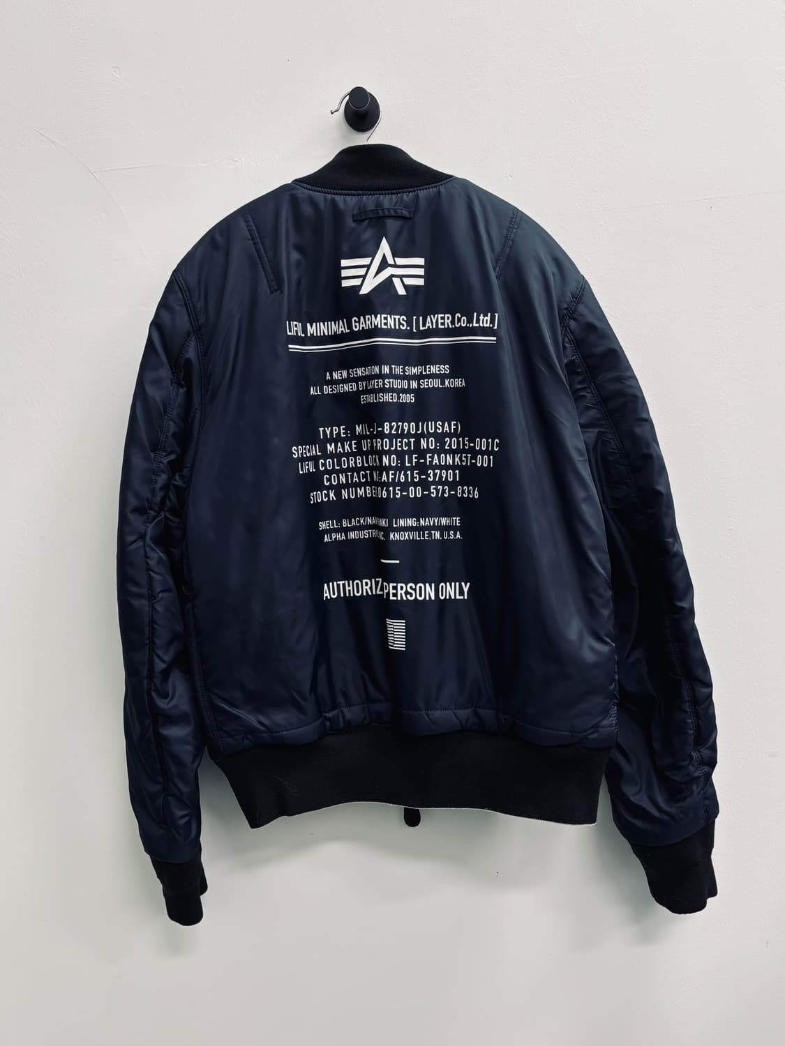 알파 인더스트리 & 라이플 MA-1 항공 점퍼 상품이미지4