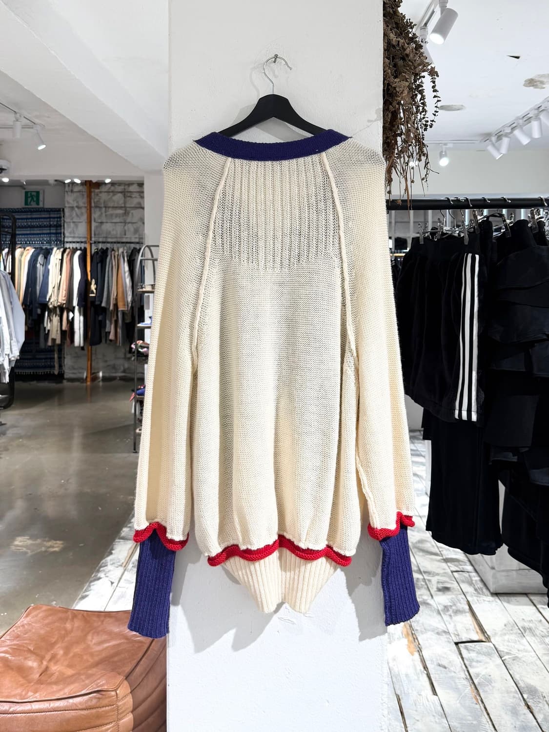 키코 코스타디노브 아이보리 퍼플 아이블리쉬 가디건 상품이미지6