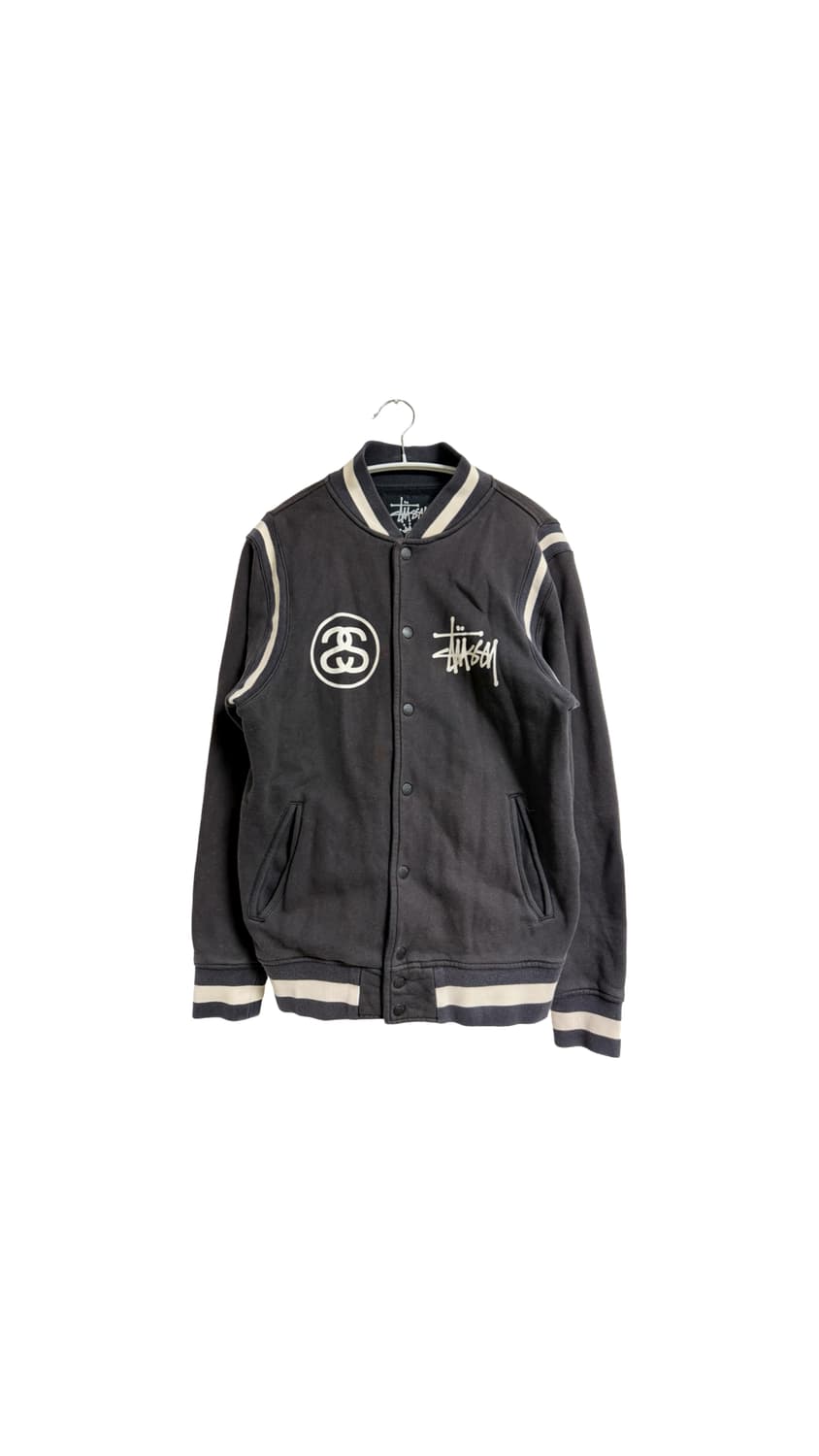 스투시 00s 로고 바시티 자켓 상품이미지1