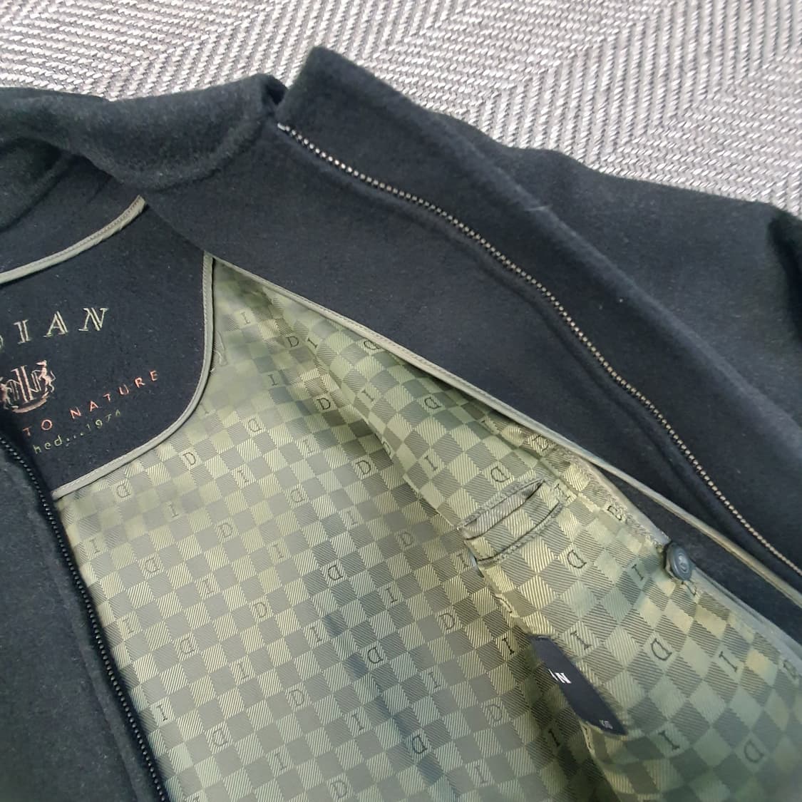 인디안 울100 집업자켓 남자105 상품이미지6