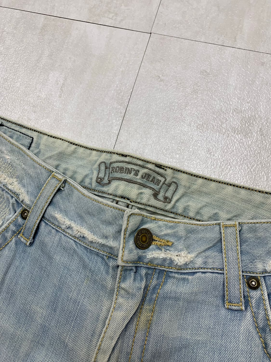 로빈스 진 포켓 디테일 데님 팬츠 #10 상품이미지10