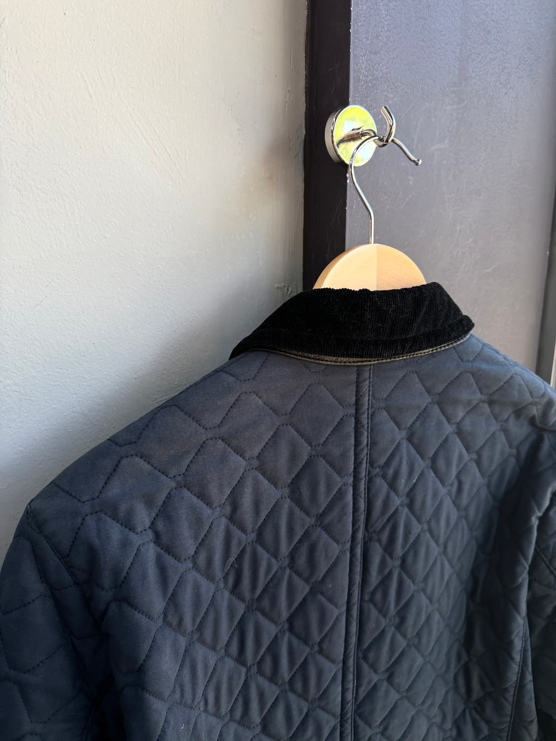 .50/ 버버리 워싱 엘보 레더패치 퀄팅 자켓 상품이미지8