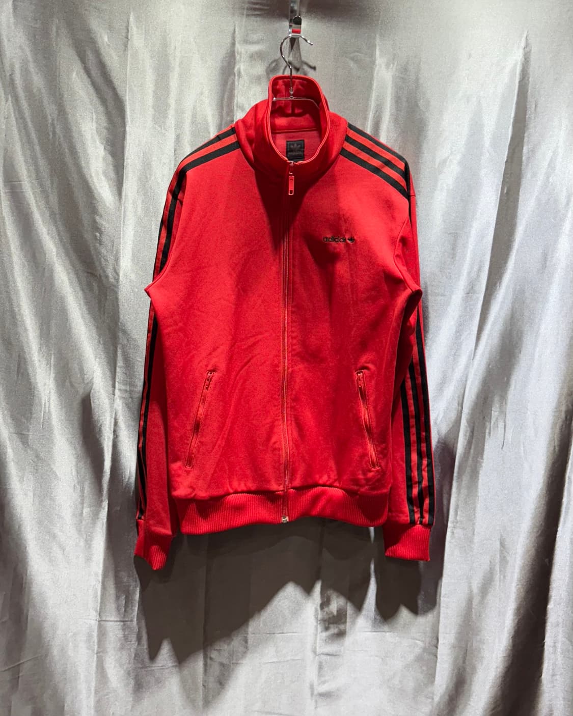 M 아디다스 파이어버드 스펠링 로고 레드 트랙탑 상품이미지2